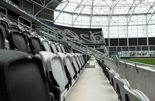 Alloyfold One New Zealand Stadium Seating Installation 2